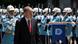 Erdogan walking past a line of soldiers for the failed coup's one year anniversary Erdogan walking past a line of soldiers for the failed coup's one year anniversary