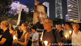 Hongkong Liu Xiaobo Trauermarsch