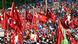 Türkei Istanbul Jahrestag des Putschversuches Nationaler Einheitsmarsch Türkei Istanbul Jahrestag des Putschversuches Nationaler Einheitsmarsch