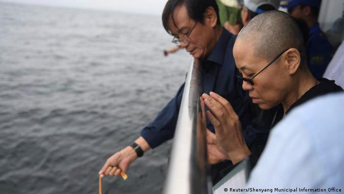 China Liu Xiaobo Trauerfeier Witwe Liu Xia (Reuters/Shenyang Municipal Information Office)