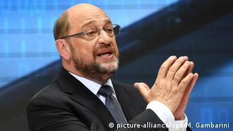 SPD chancellor candidate Martin Schulz