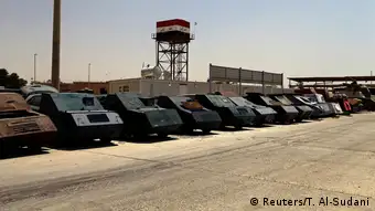 Irak Mossul Fahrzeuge, vom IS für Selbstmordanschläge genutzt