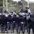رویارویی پلیس و تظاهرکنندگان در جزیره سیسیلی لامپدوسا