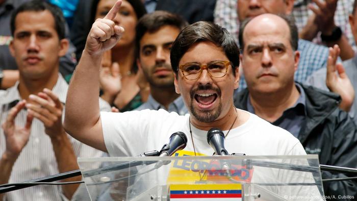 Venezuela Oppositionelle Abgeordnete Freddy Guevara in Carracas
