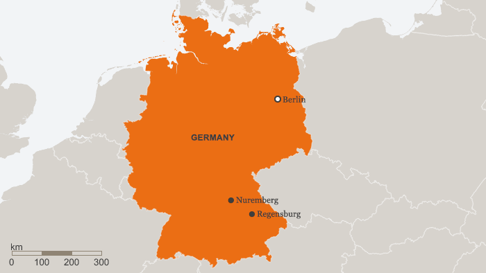 Karte Deutschland ENG