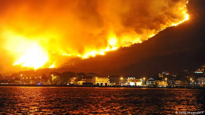 Wildfires outside Split (Getty Images/AFP)