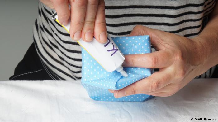 Upcycling a milk carton