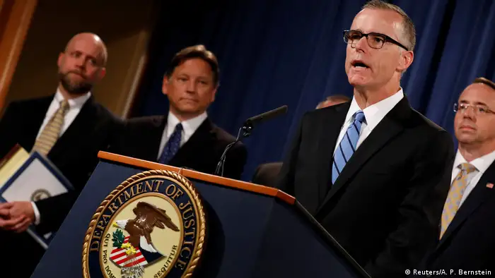 USA - PK Andrew McCabe über das Dark Web AlphaBay (Reuters/A. P. Bernstein)