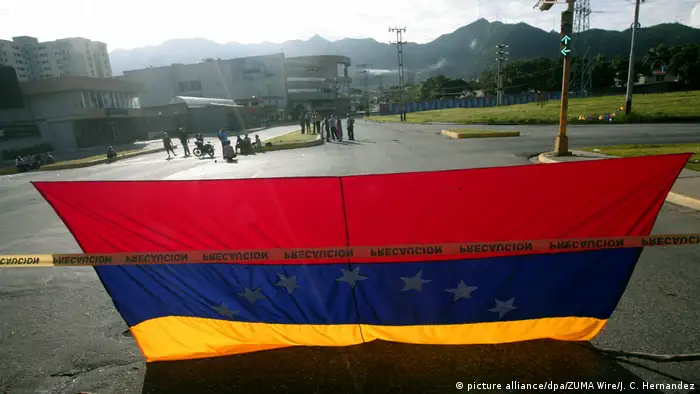 Venezuela Generalstreik (picture alliance/dpa/ZUMA Wire/J. C. Hernandez)