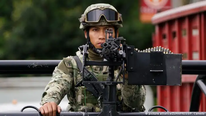 Mexiko | Acht Kartellmirglieder bei Schusswechsel in Mexiko-Stadt getötet (picture alliance/ZUMAPRESS/F. Canedo)