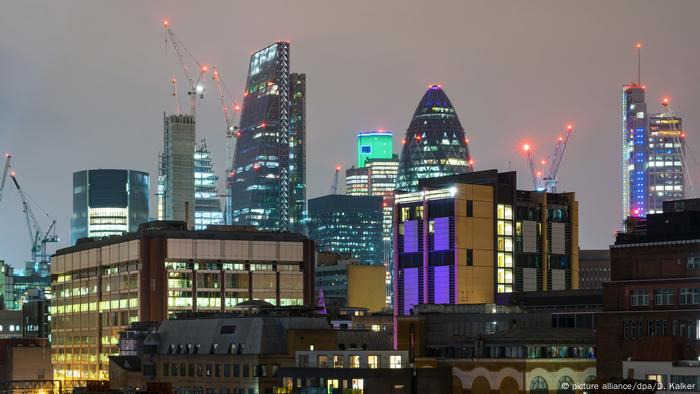 UK London | Skyline des Londoner Finanzzentrums The City
