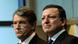 Президент Ющенко и председатель Еврокомиссии Баррозо Президент Ющенко и председатель Еврокомиссии Баррозо