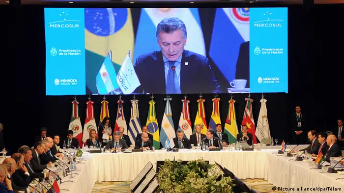Mercosur ruft Venezuela zu Beilegung der politischen Krise auf (Picture alliance/dpa/Télam)