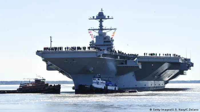 USA Trump stellt modernsten Flugzeugträger der Welt in Dienst | USS Gerald R. Ford (Getty Images/U.S. Navy/C.Delano)