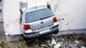 VW Golf stuck in a wall VW Golf stuck in a wall