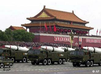 China stellt seine militärische Macht zur Schau