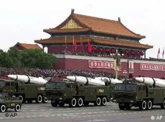 中国拥有核武器，但据说中国的军事力量比美国落后二十年