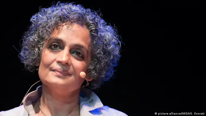 Arundhati Roy (Picture alliance/AP Photo/G. Onorati/Ansa)