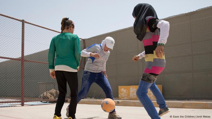 Jordanien Kinder im Zaatari Flüchtlingslager (Save the Children/Jordi Matas)