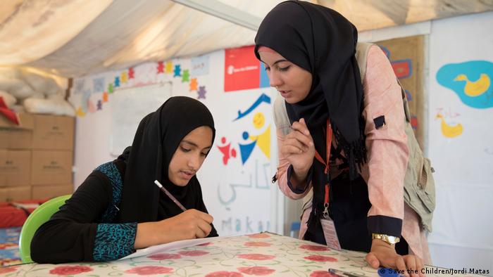 Jordanien Kinder im Zaatari Flüchtlingslager (Save the Children/Jordi Matas)