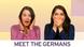 Meet the Germans-Moderatorin Kate Müser (l.) mit DW-Journalistin Waslat Nasrat-Nazimi als Studiogast (Foto: DW) Meet the Germans-Moderatorin Kate Müser (l.) mit DW-Journalistin Waslat Nasrat-Nazimi als Studiogast (Foto: DW)