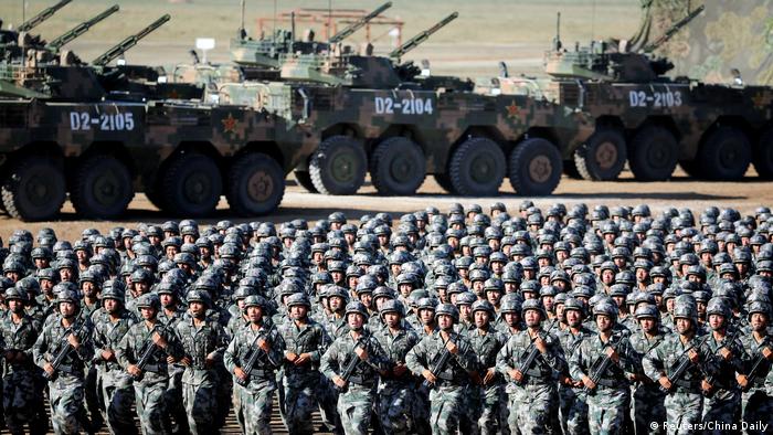 China Militärparade in Zhurihe (Reuters/China Daily)