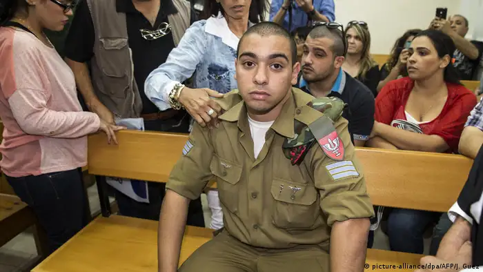Israel Militärgericht verkündet Strafmaß im Fall Asaria (picture-alliance/dpa/AFP/J. Guez)