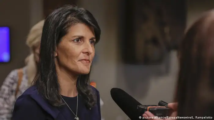 USA New york Nikki Haley (picture-alliance/EuropaNewswire/L. Rampelotto)