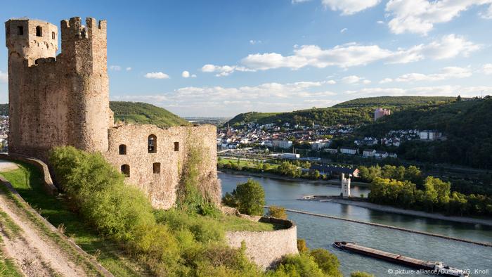 Germany Wiesbaden Rudesheim Ehrenfels Castle