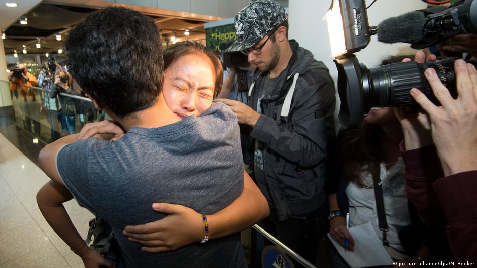 German-born girl returns after deportation