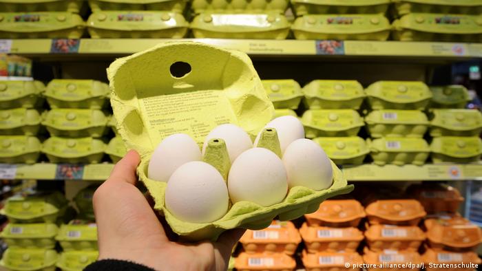 Eggs in a supermarket