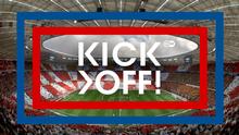 DW Kick off (Sendungslogo deutsch/englisch)