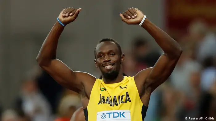 Usain Bolt at the World Athletics Championships 2017