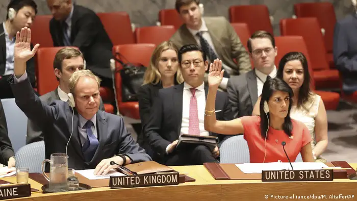 UN-Sicherheitsrat verhängt schärfere Nordkorea-Sanktionen (Picture-alliance/dpa/M. Altaffer/AP)