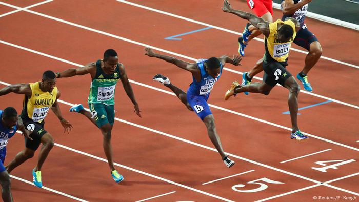 Usain Bolt Stunned By Justin Gatlin In 100m At World Championships In London Sports German Football And Major International Sports News Dw 05 08 2017