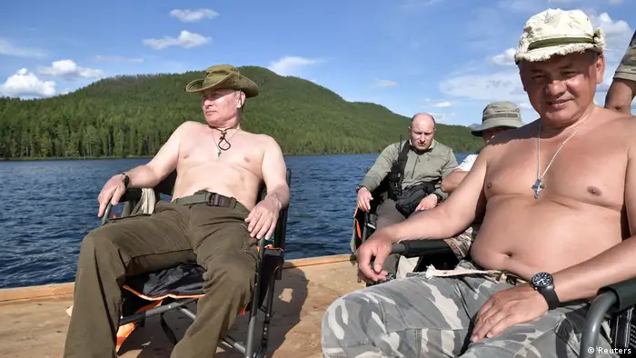 Wladimir Putin und Sergei Shoigu Urlaub (Reuters)