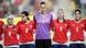 Endler junto a sus compañeras de la selección de fútbol de Chile. Endler junto a sus compañeras de la selección de fútbol de Chile.