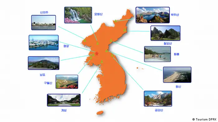 Even though it is impossible for its inhabitants to leave North Korea, the country invites foreign tourists to discover the many attractions of the country. The official North Korean travel agency even launched its international website in August, offering trips to various parts of North Korea and even theme tours focused on architecture, biking, sports or - as cynically as it sounds - labor.