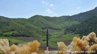 North Korean missile test 