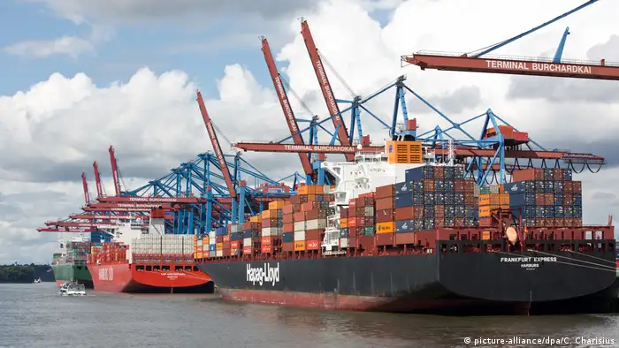 Hamburg Eurogate Containerschiffe