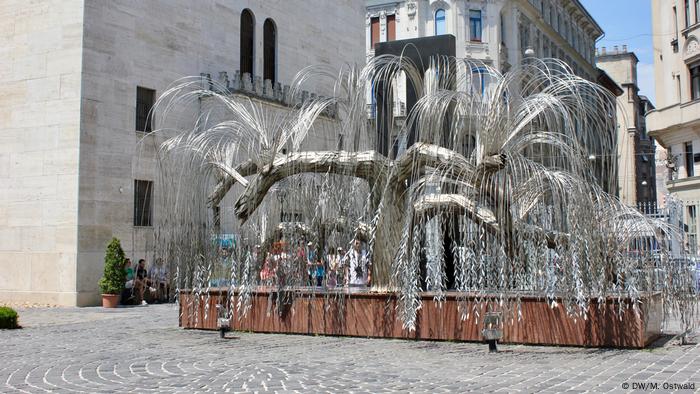 Mémorial de l'Holocauste dans le quartier juif de Budapest