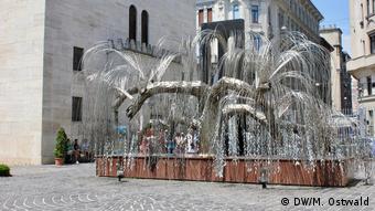 Еврейский квартал в Будапеште. Памятник жертвам Холокоста