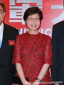 Hong Kong | Filmpremiere The Founding of an Army | Regierungschefin Carrie Lam Cheng Yuet-ngor