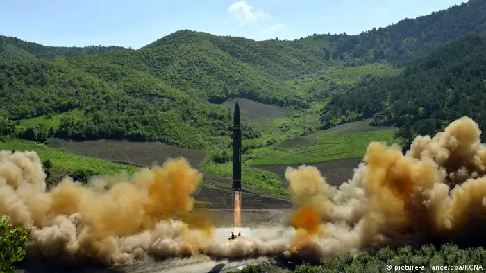 Nordkoreanischer Raketentest Nordkorea Rakete