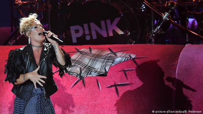 Konzert US-Sängerin Pink in Berlin