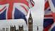British flags in front of the now-silent Big Ben British flags in front of the now-silent Big Ben