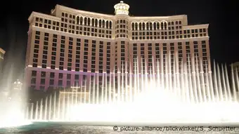 USA Las Vegas Bellagio Hotel mit den Fontänen