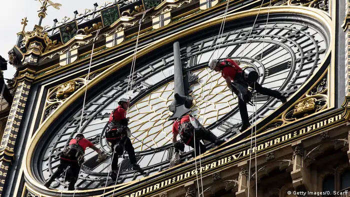 UK geplante Wartungsarbeiten beim Big Ben