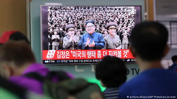 Südkorea Kim Jong Un im TV in Seoul
