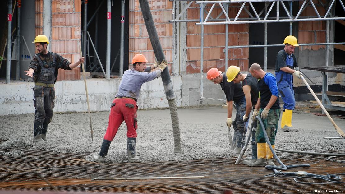 градежни работници